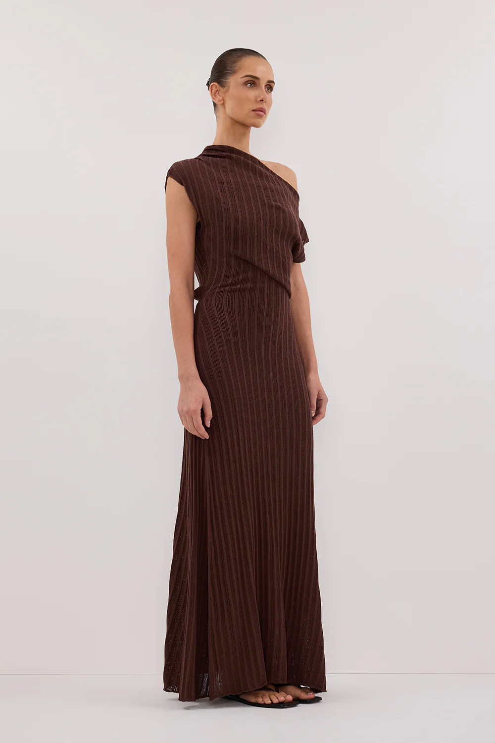 BOWIE WALNUT KNIT MAXI DRESS - Gamepaces