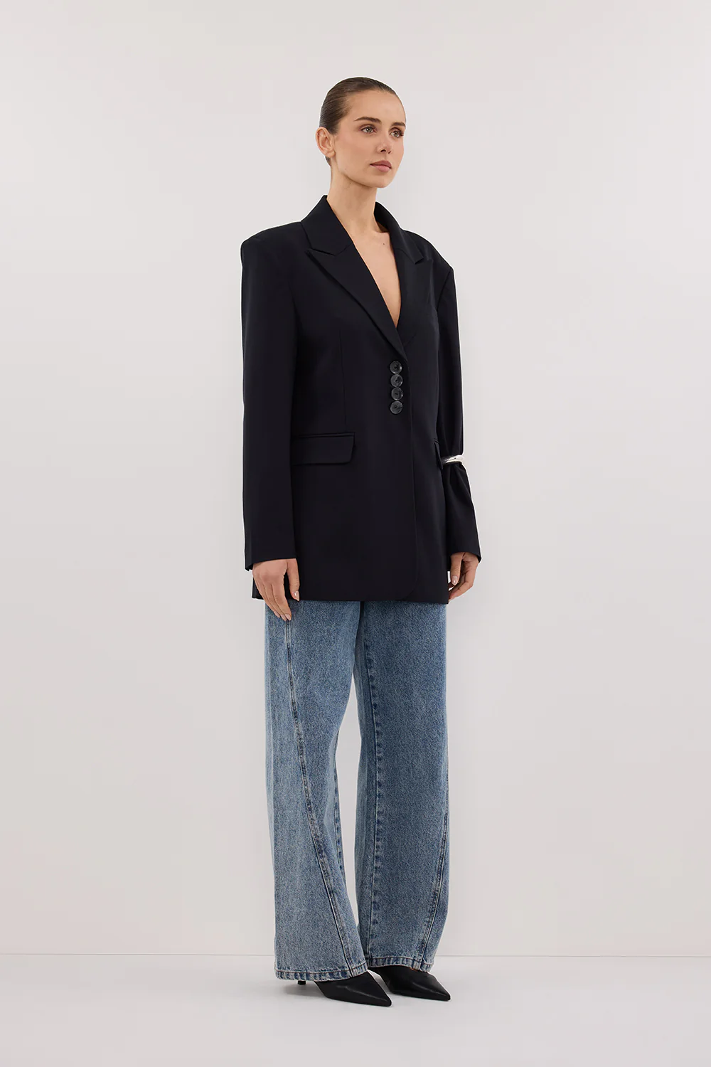 ANDIE INK OVERSIZED BLAZER - Gamepaces