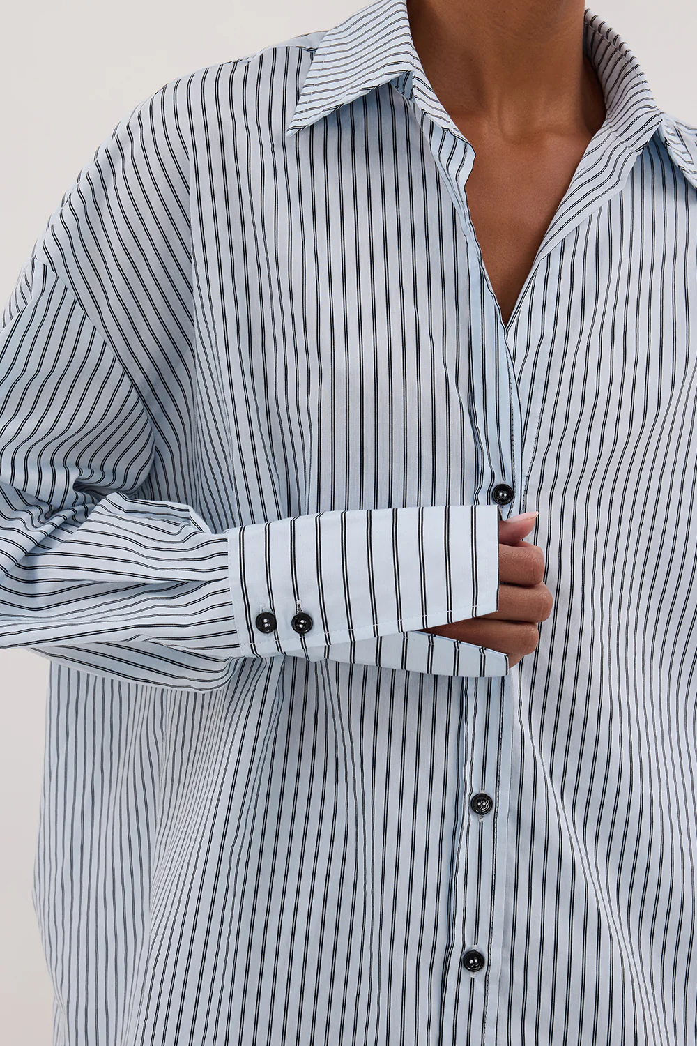 SABLE ICE BLUE SILK BLEND SHIRT - Gamepaces