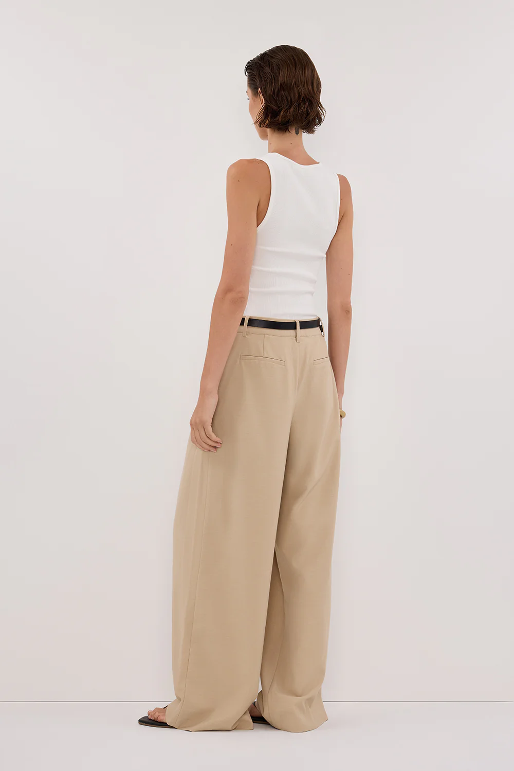 LOUIE NATURAL WIDE LEG PANT - Gamepaces