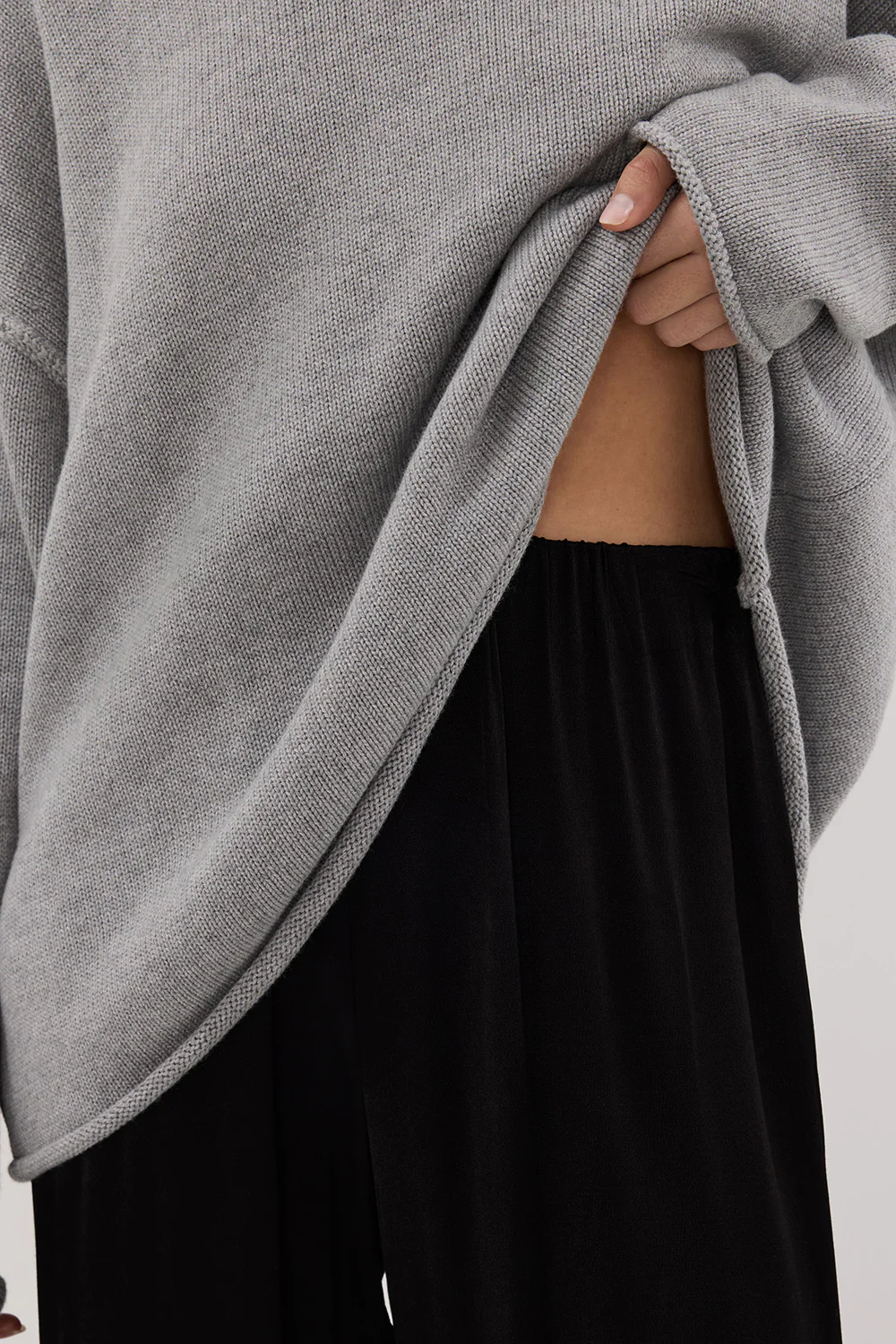 MONICA BLACK SATIN PANT - Gamepaces