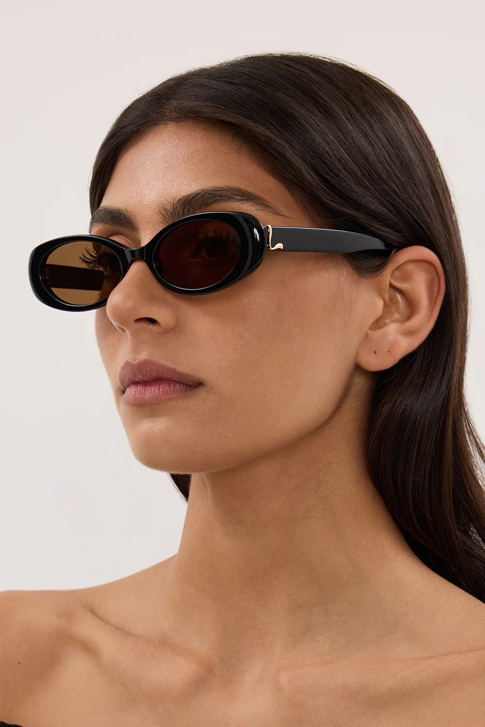 LUV LOU THE MORGAN BLACK SUNGLASSES - Gamepaces