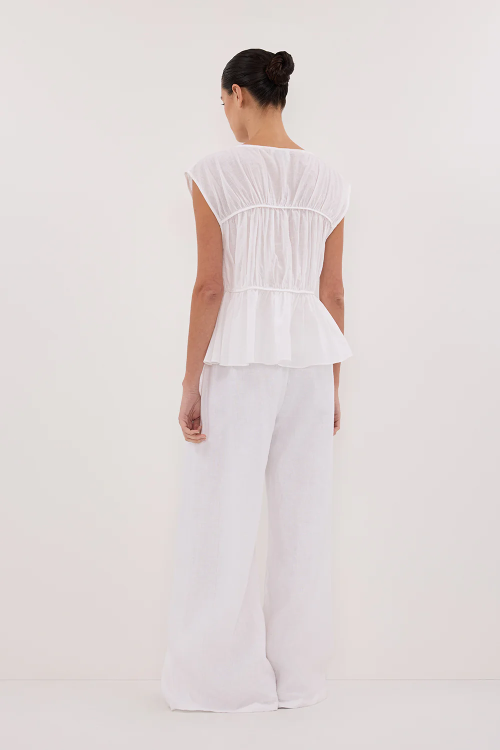 HOLDEN WHITE LINEN PANT - Gamepaces