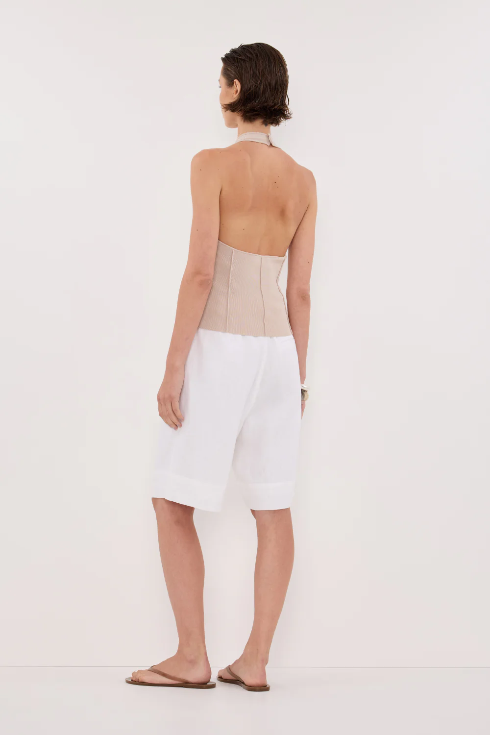 LISS STONE HALTER KNIT TOP - Gamepaces