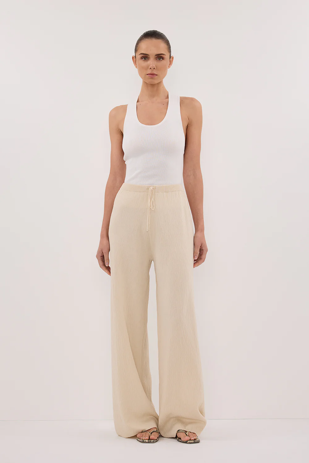 ALIAS NATURAL TEXTURED KNIT PANT - Gamepaces