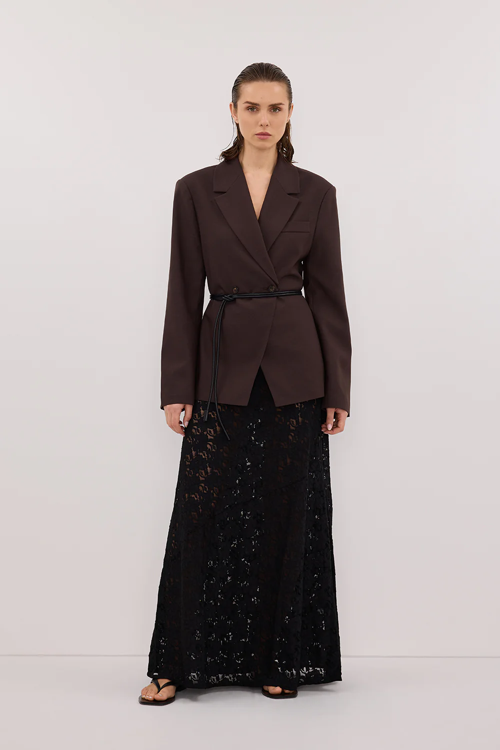 LOULA BLACK LACE SKIRT - Gamepaces