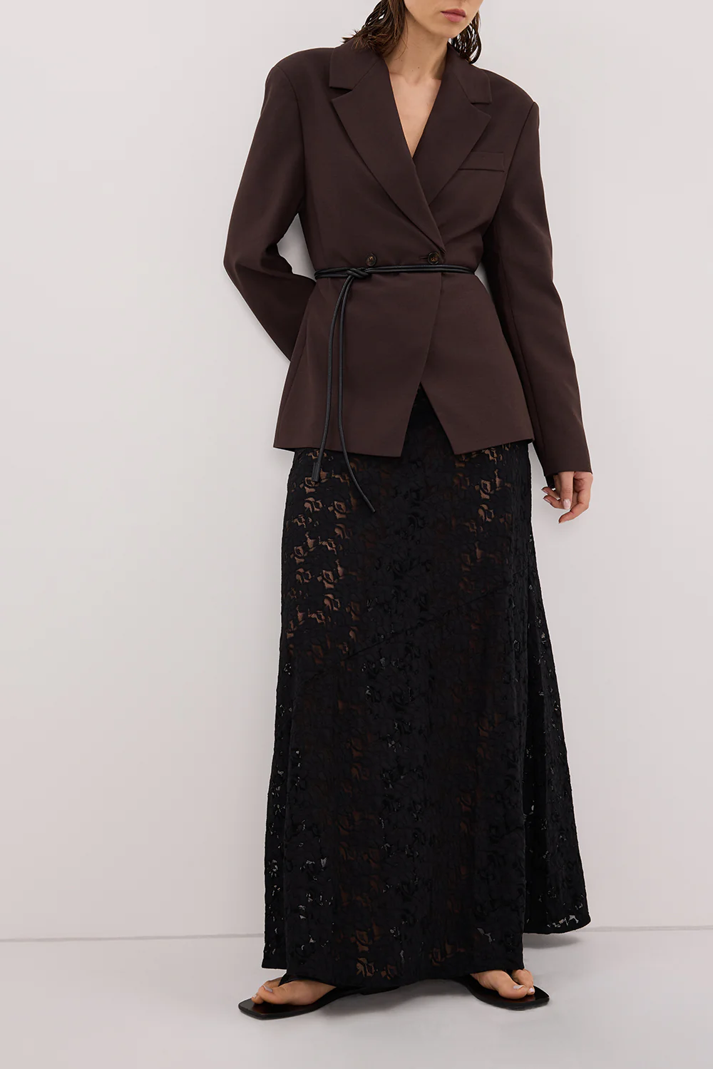 LOULA BLACK LACE SKIRT - Gamepaces