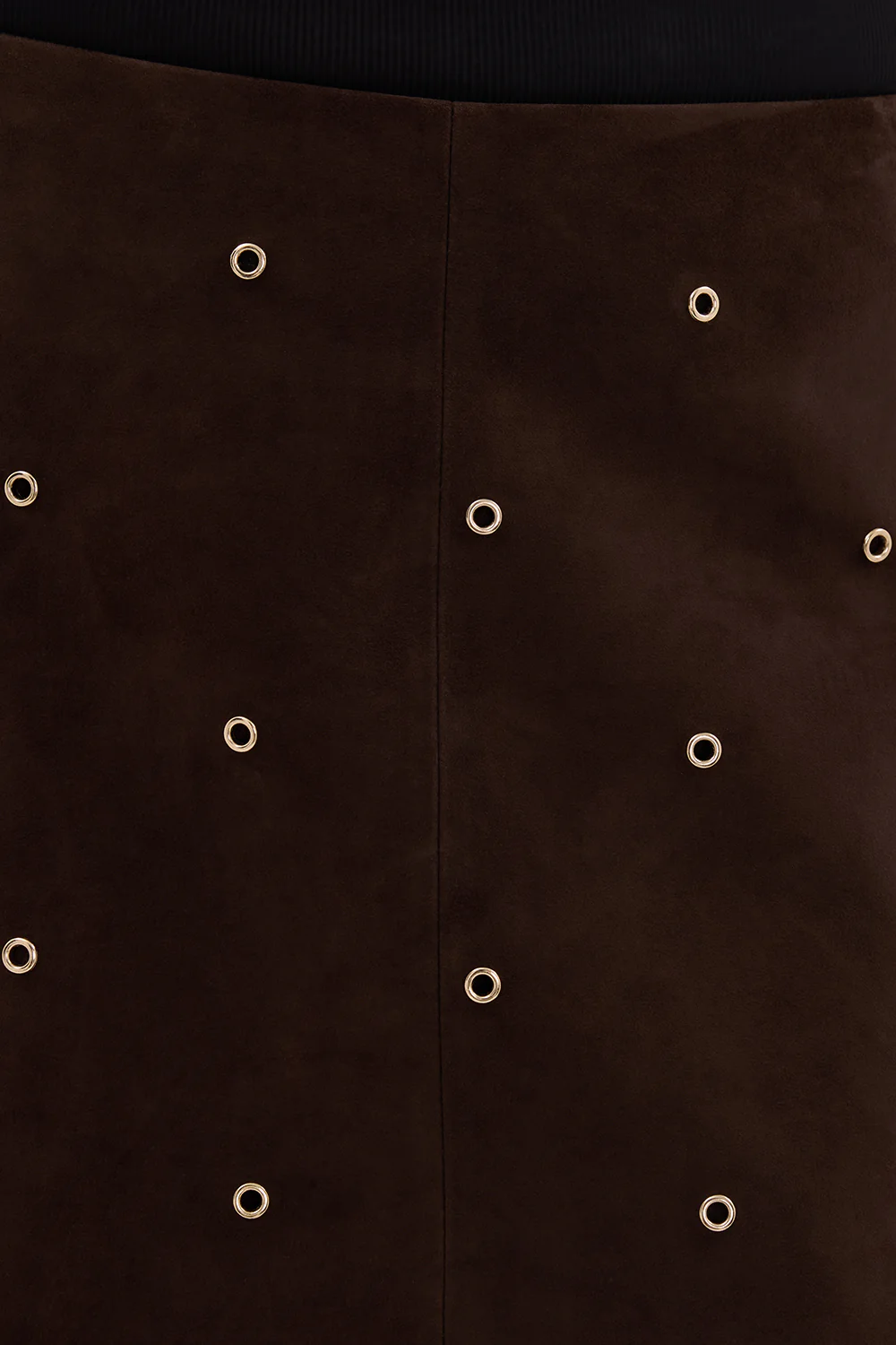 SYLVIE BITTER CHOC SUEDE MINI SKIRT - Gamepaces