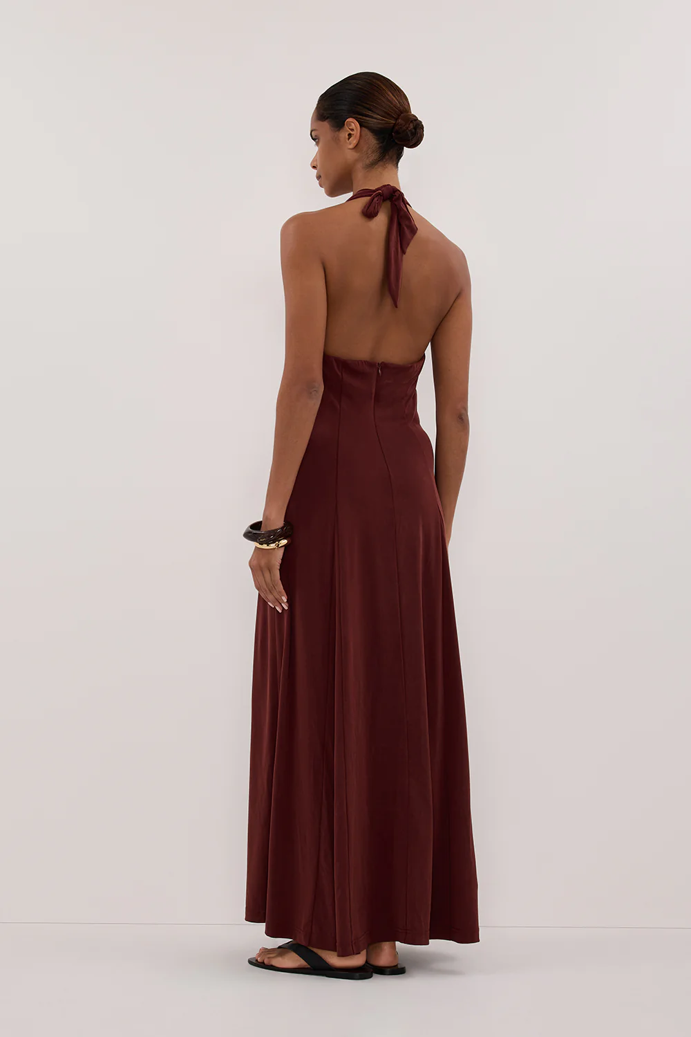 LYNN SAHARA HALTER MIDI DRESS - Gamepaces