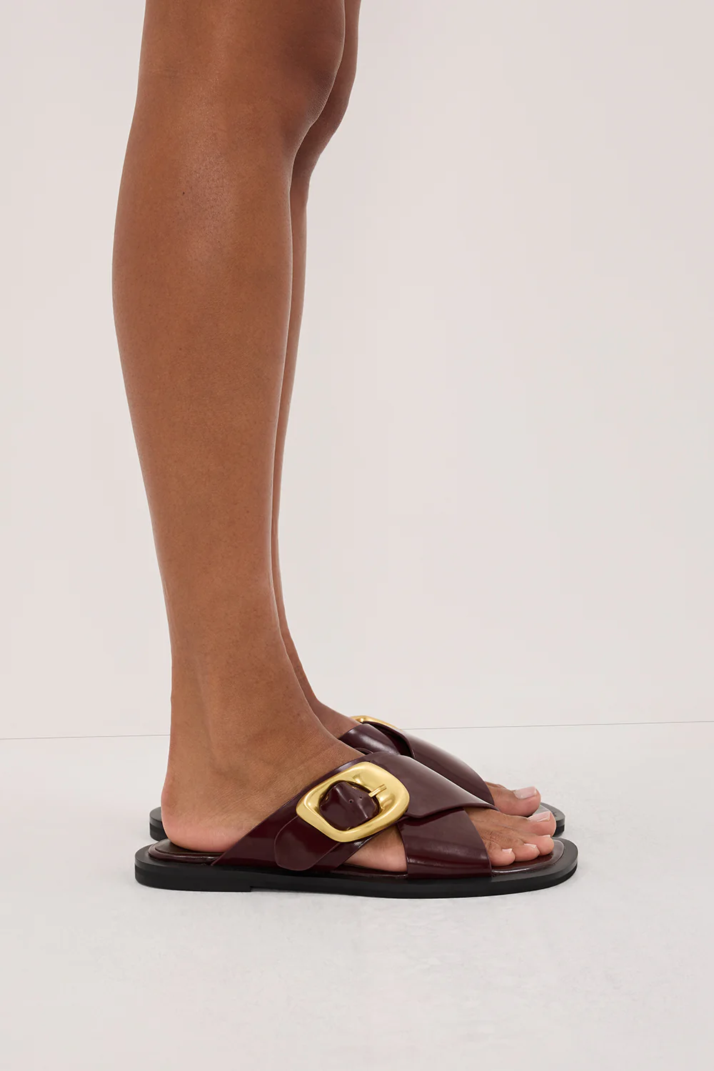 ALIAS MAE ELLE BURGUNDY SANDAL - Gamepaces