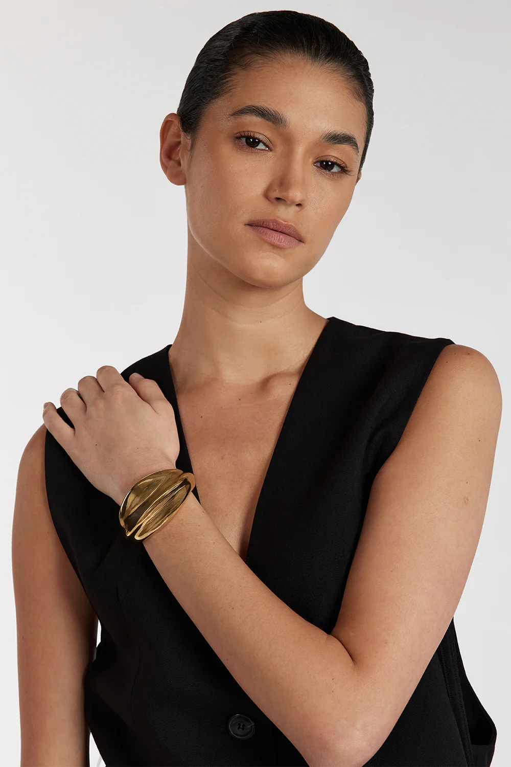 M  GA SIMONE GOLD CUFF BRACELET - Gamepaces