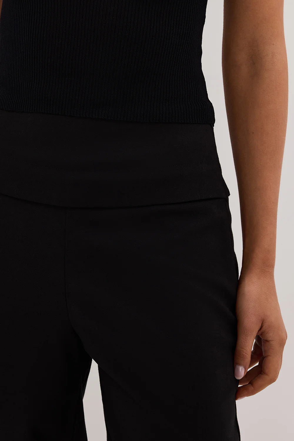 RITA BLACK TAILORED PANT - Gamepaces