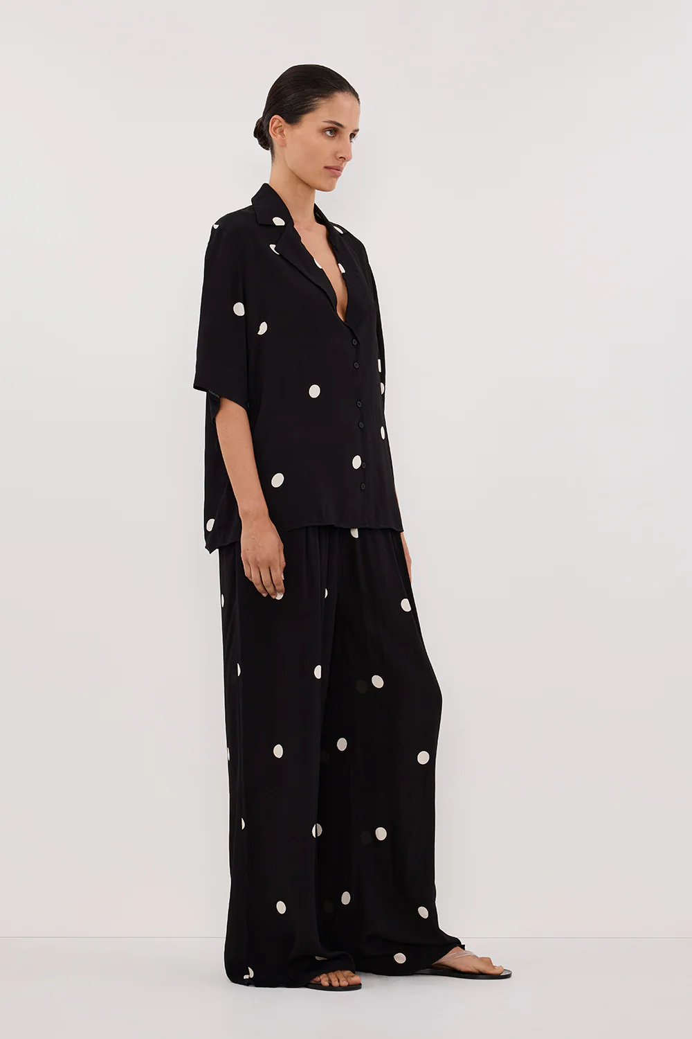 LAURA SPOT SHORT SLEEVE SHIRT - Gamepaces