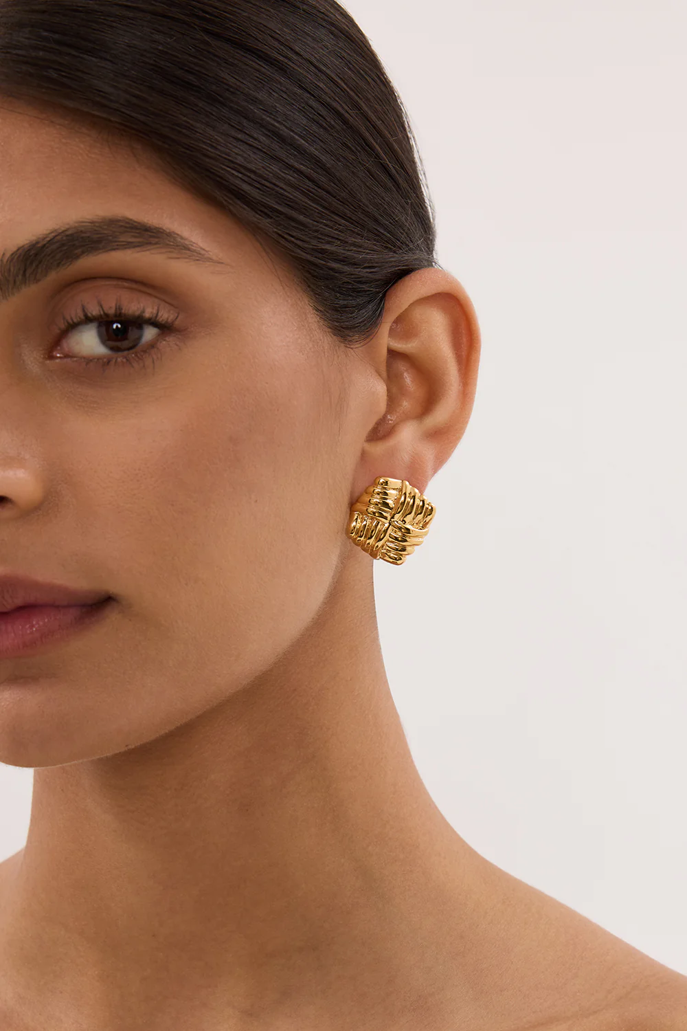 HEAVEN MAYHEM GOLD WIND EARRING - Gamepaces