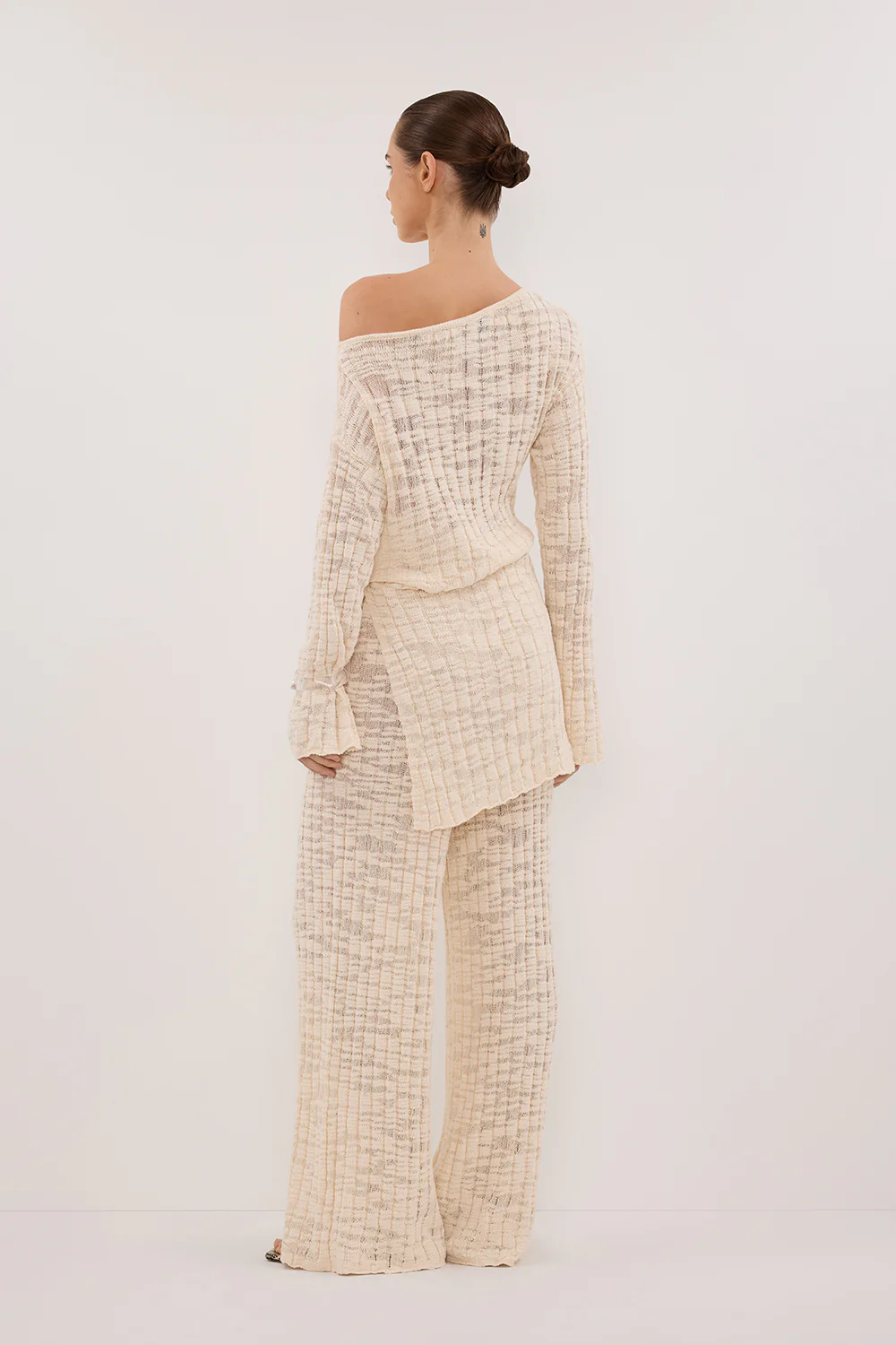 CIA NATURAL LONG SLEEVE KNIT TOP - Gamepaces