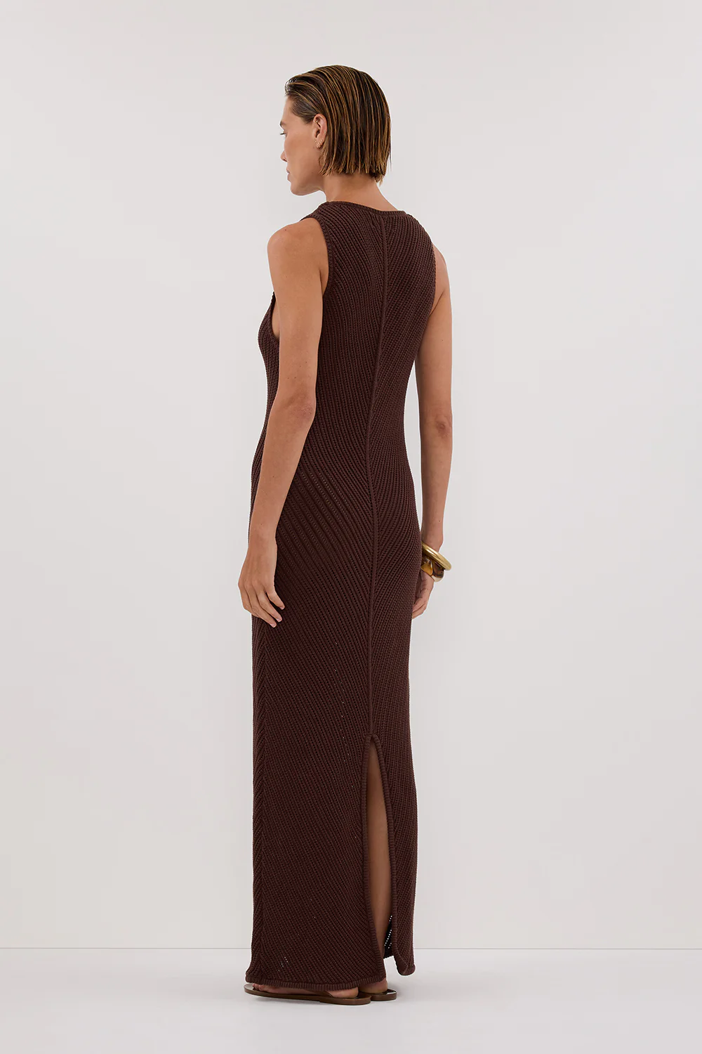 BLOOM CHOC CROCHET MAXI DRESS - Gamepaces