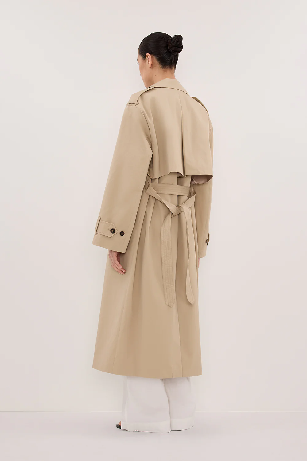 GABRIEL NATURAL BELTED TRENCH COAT - Gamepaces