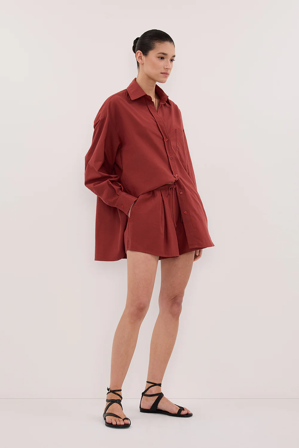 RHEA SAHARA COTTON DRAWSTRING SHORT - Gamepaces