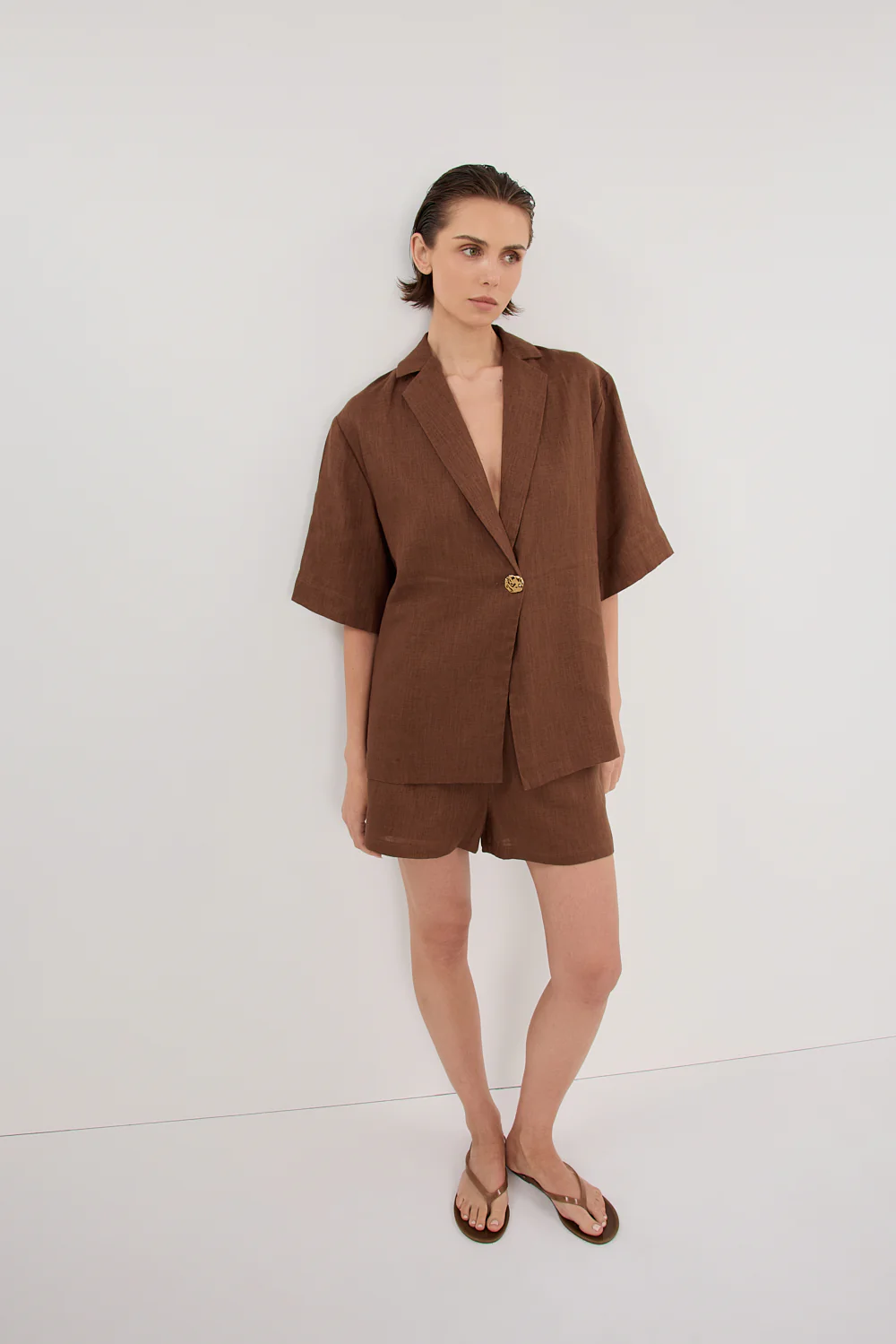 CORY FONDANT LINEN SHORT - Gamepaces