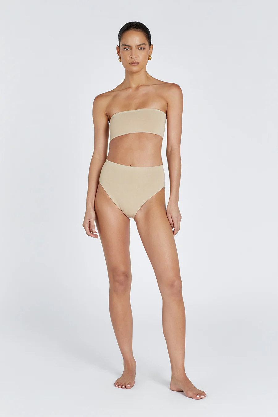BASE BEIGE HIGH WAIST BRIEF - Gamepaces