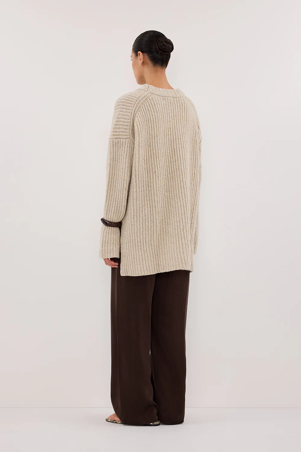 INDIA CREAM MARLE KNIT JUMPER - Gamepaces