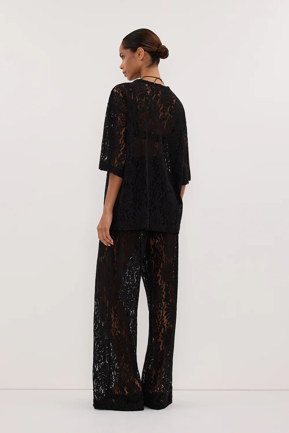 WILMA BLACK LACE PANT - Gamepaces