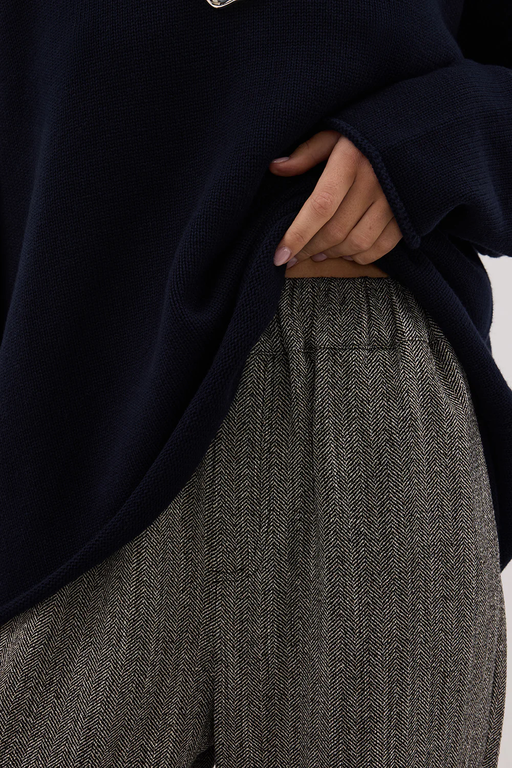 MANHATTAN CHARCOAL TWEED PANT - Gamepaces