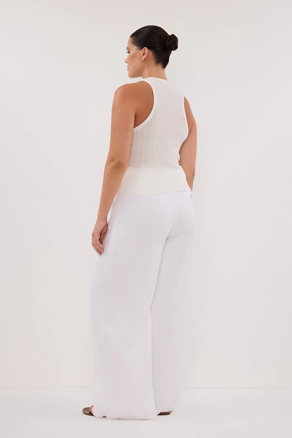 HOLDEN WHITE LINEN PANT - Gamepaces