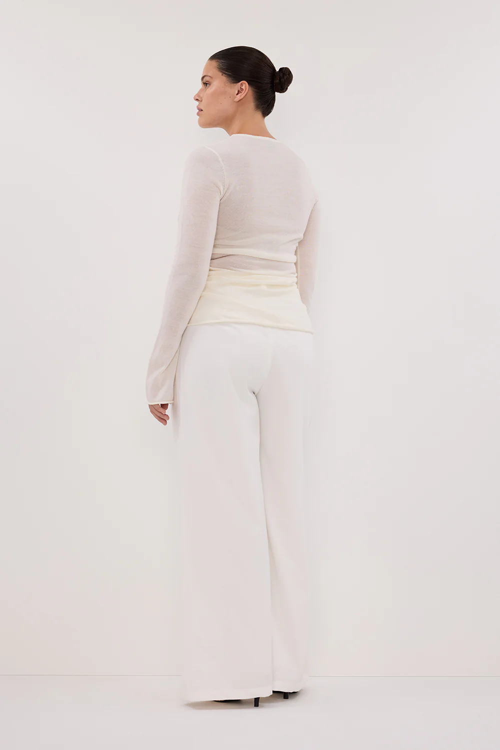 NICO OFF WHITE MERINO KNIT TOP - Gamepaces