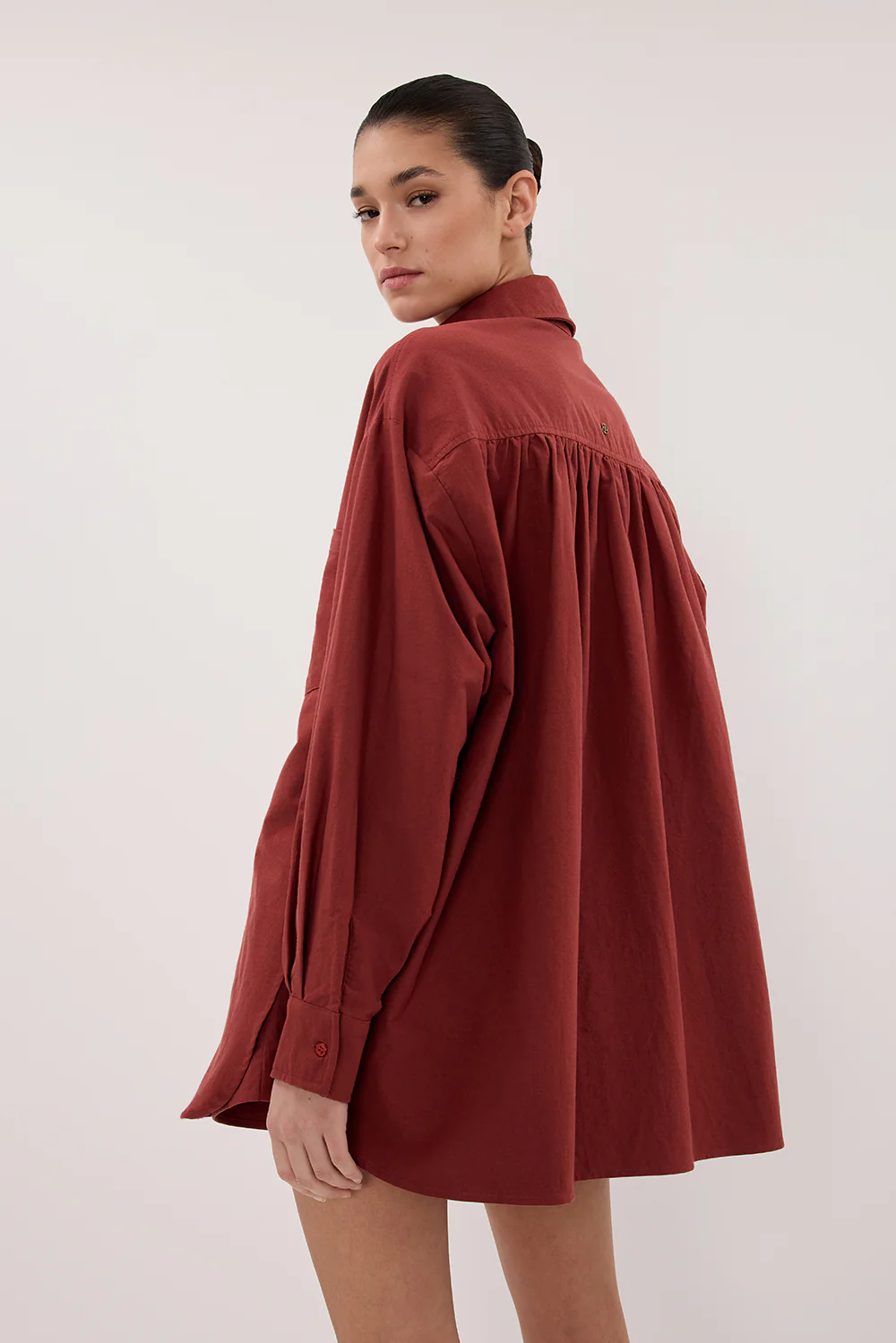 RHEA 2.0 SAHARA OVERSIZED COTTON SHIRT - Gamepaces