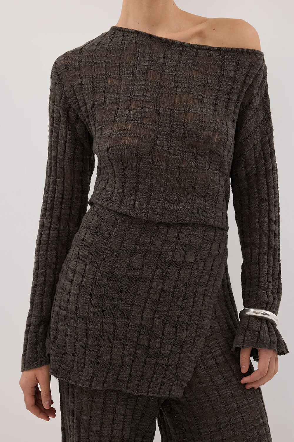 CIA PETROL LONG SLEEVE KNIT TOP - Gamepaces