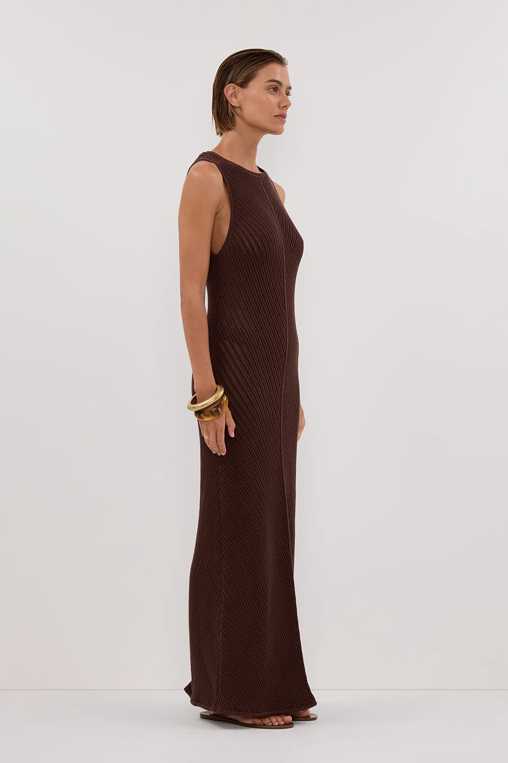 BLOOM CHOC CROCHET MAXI DRESS - Gamepaces