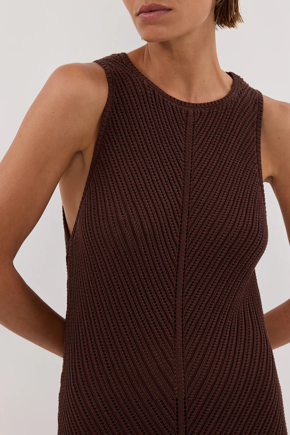 BLOOM CHOC CROCHET MAXI DRESS - Gamepaces