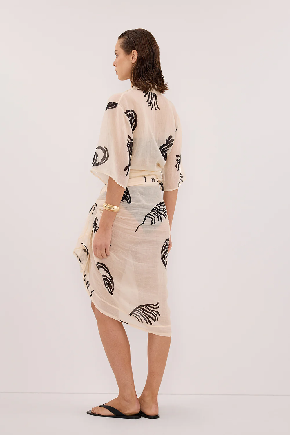 POSITANO SANDSTONE RAMIE SARONG - Gamepaces