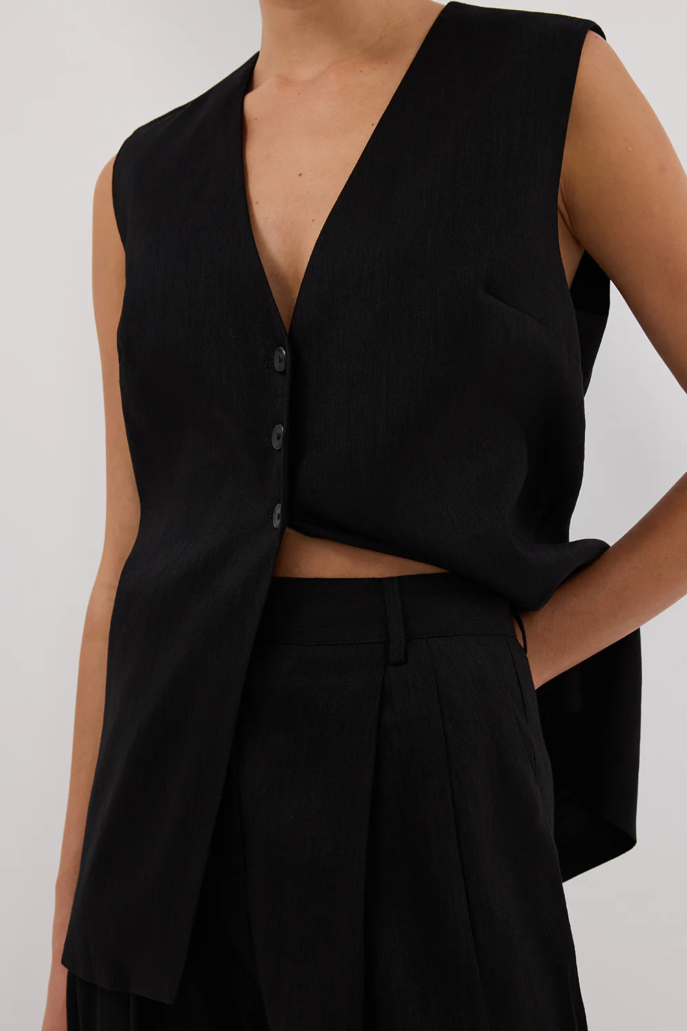 BRAX BLACK TAPERED PANT - Gamepaces