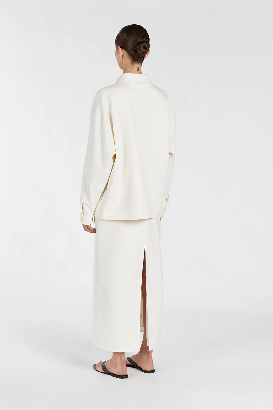 JAC CREAM MIDI SKIRT - Gamepaces