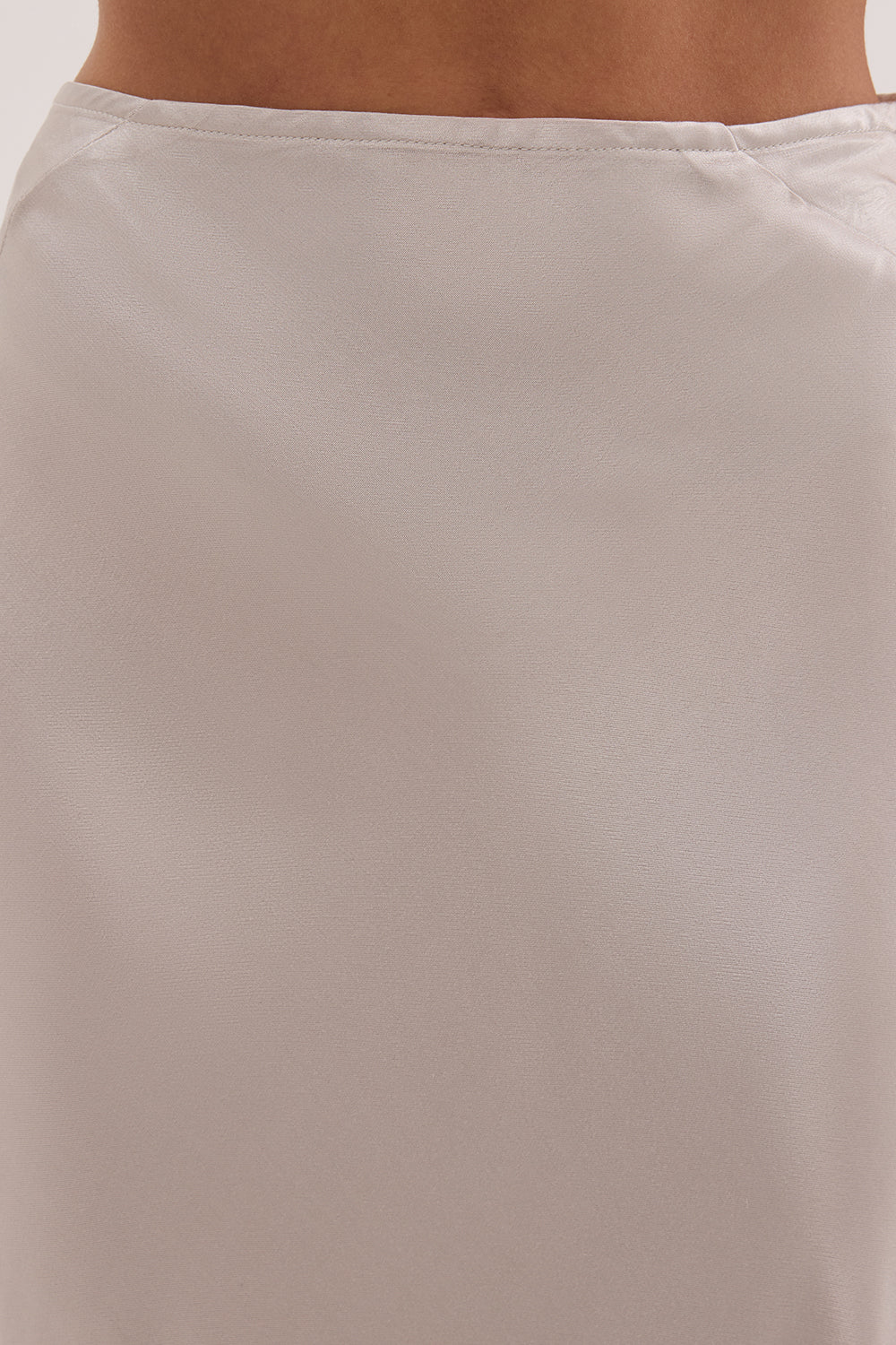 CHARLI CHALK SATIN MAXI SKIRT - Gamepaces
