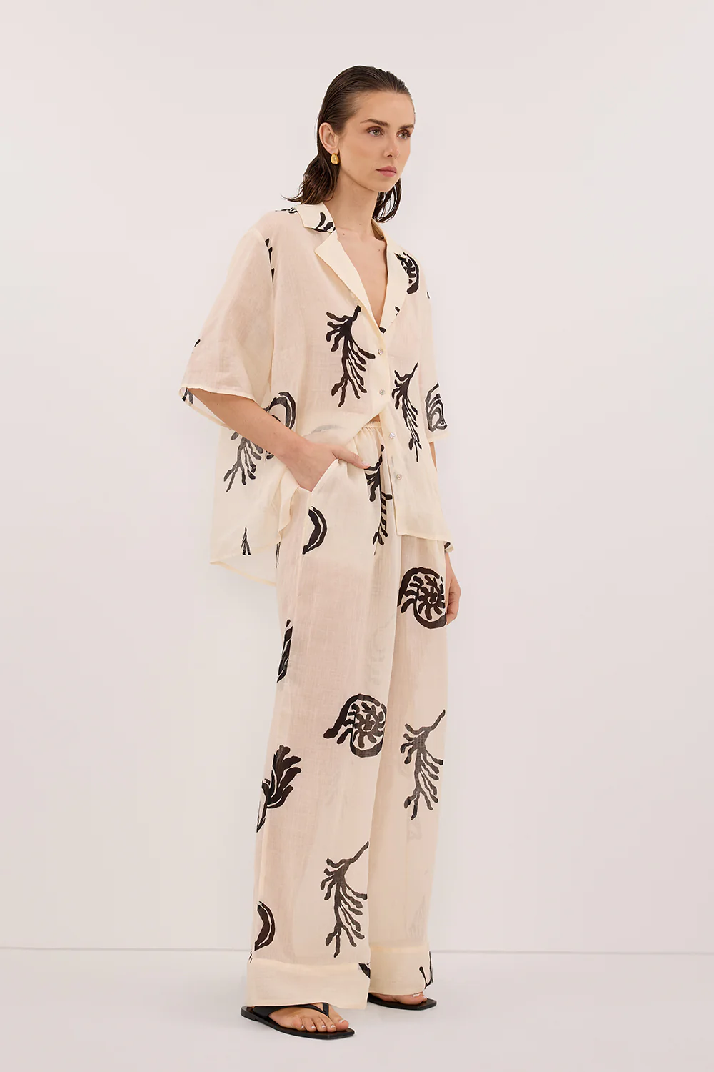 POSITANO SANSTONE RAMIE SHIRT - Gamepaces