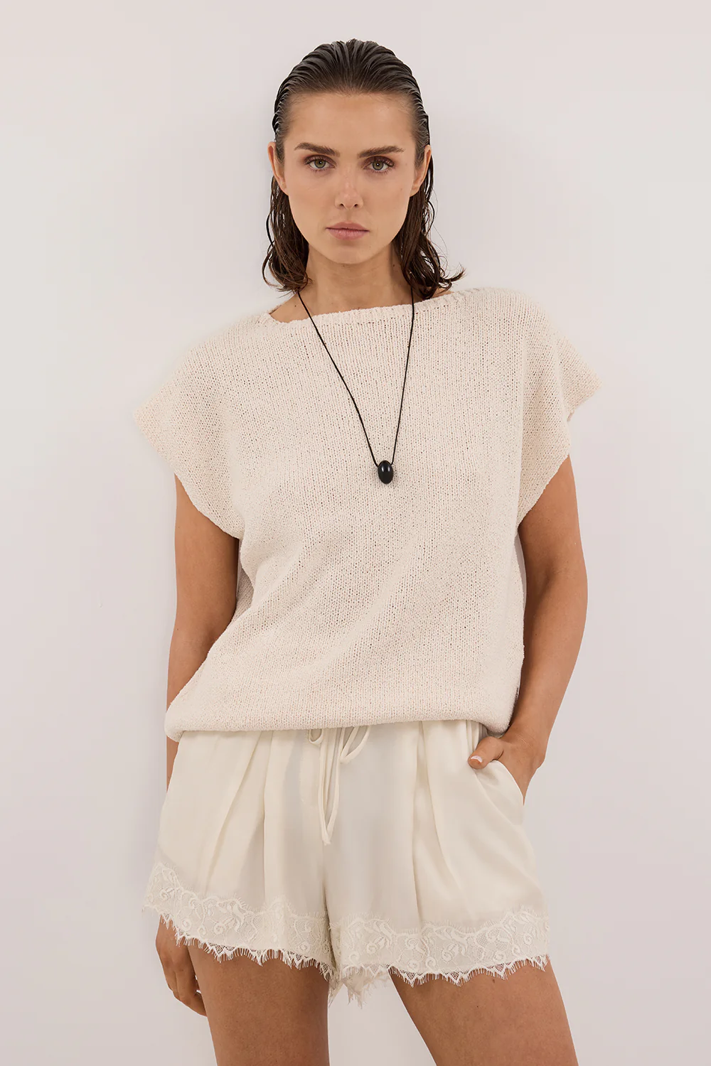 ASPEN SANDSTONE KNIT TOP - Gamepaces