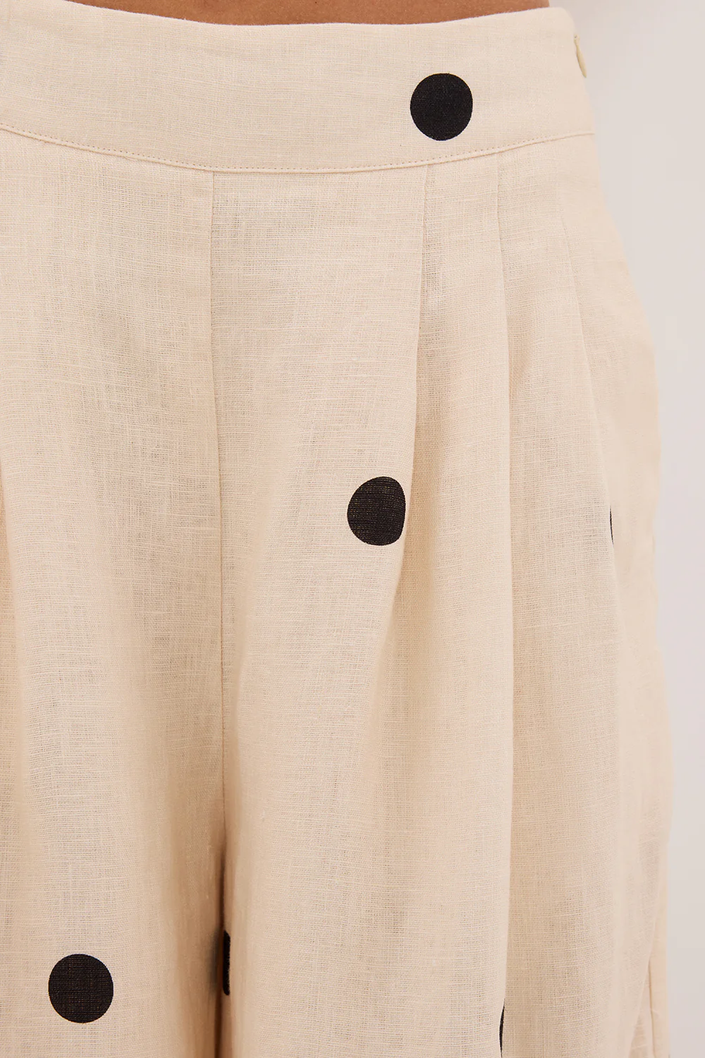 BEVERLY CREAM SPOT PANT - Gamepaces