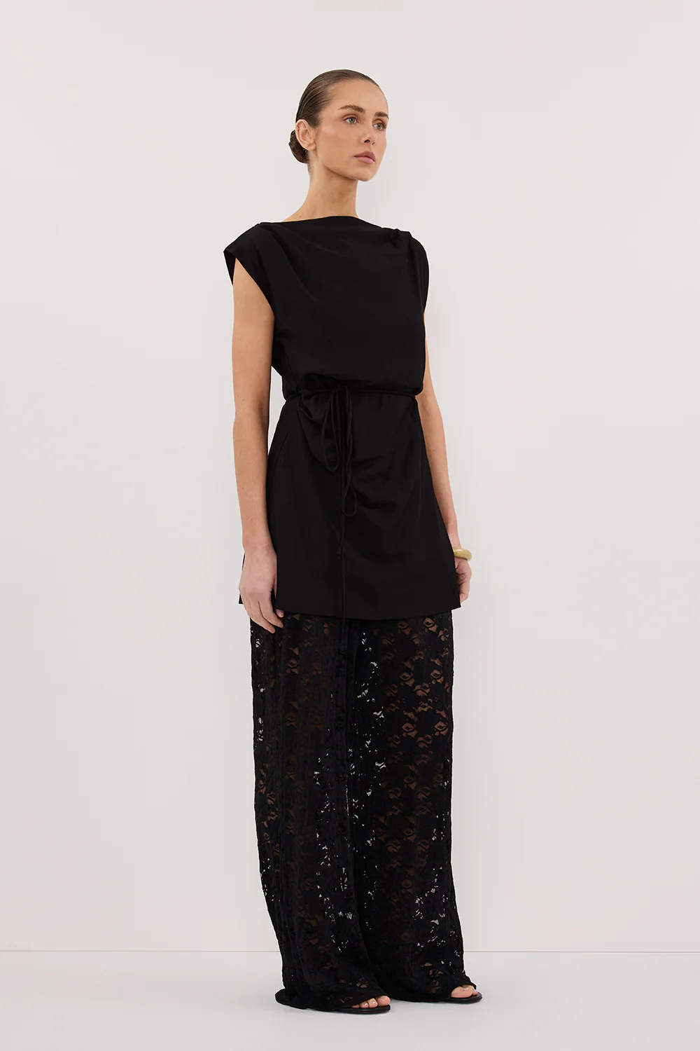 LOULA BLACK LACE PANT - Gamepaces