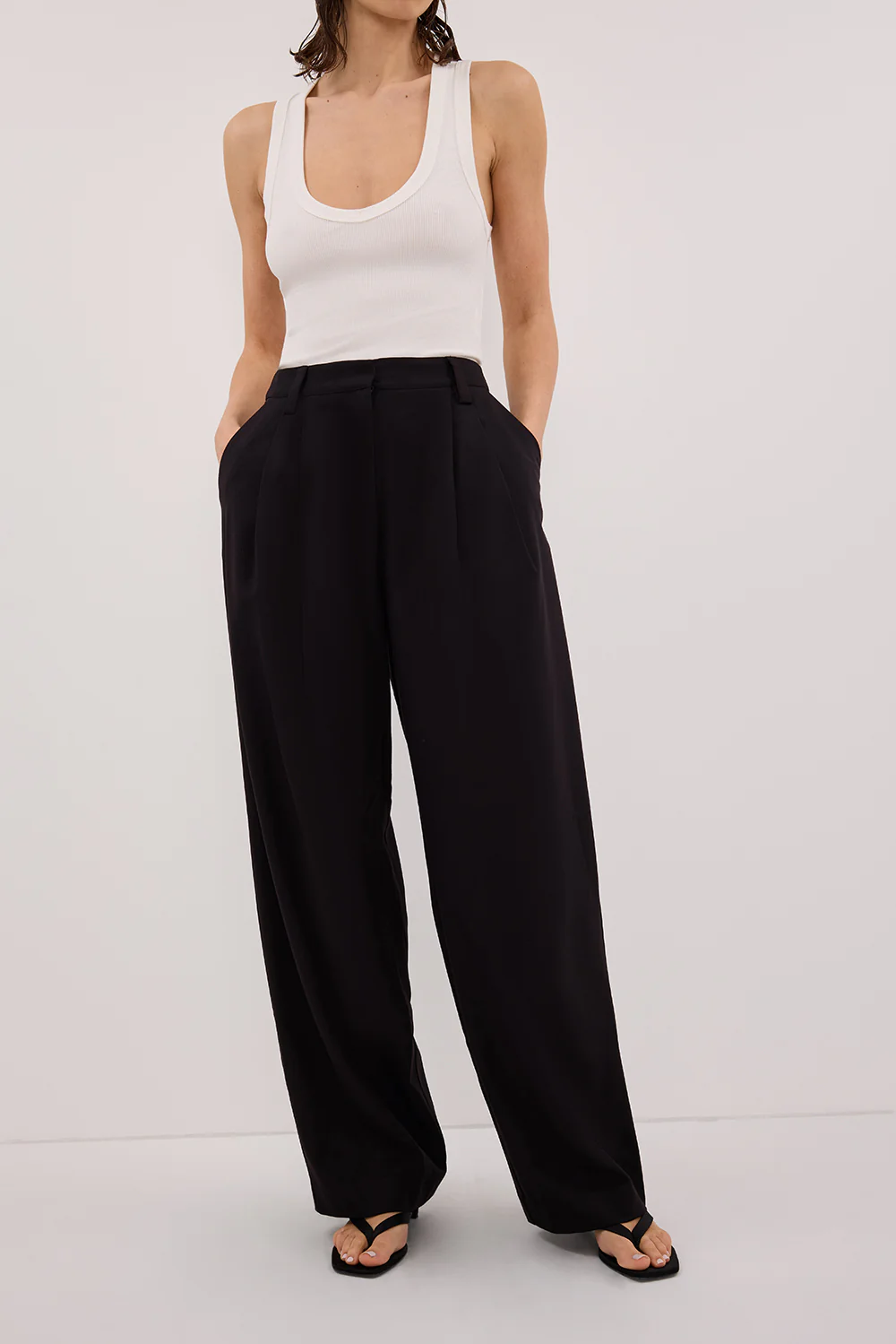 EDEN BLACK TAILORED PANT - Gamepaces