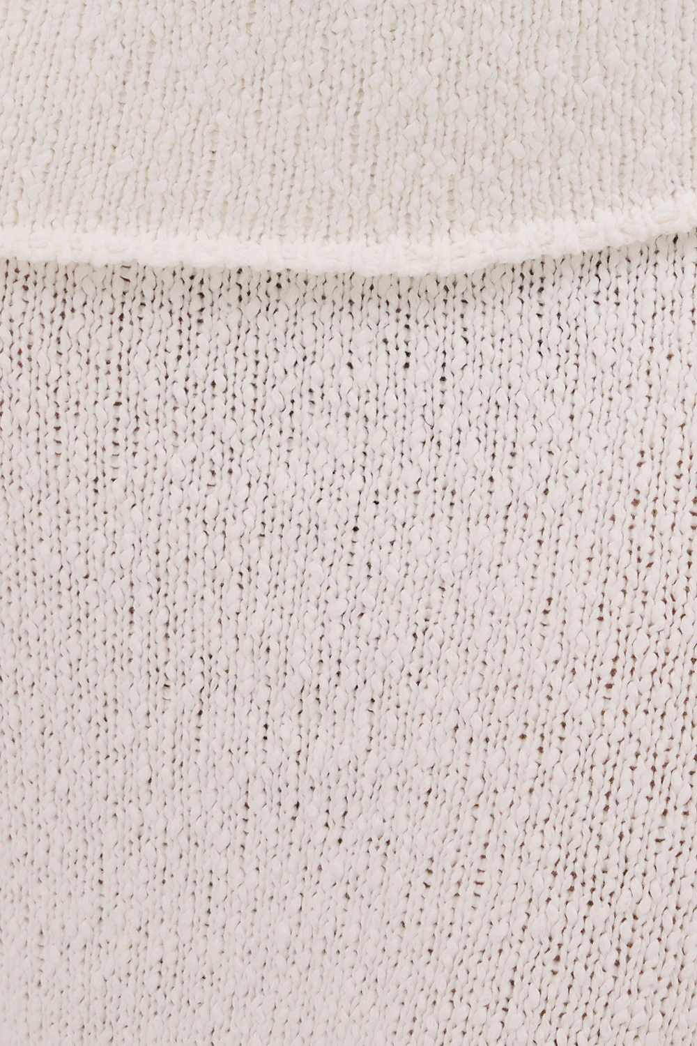 DINA OFF WHITE KNIT MIDI SKIRT - Gamepaces