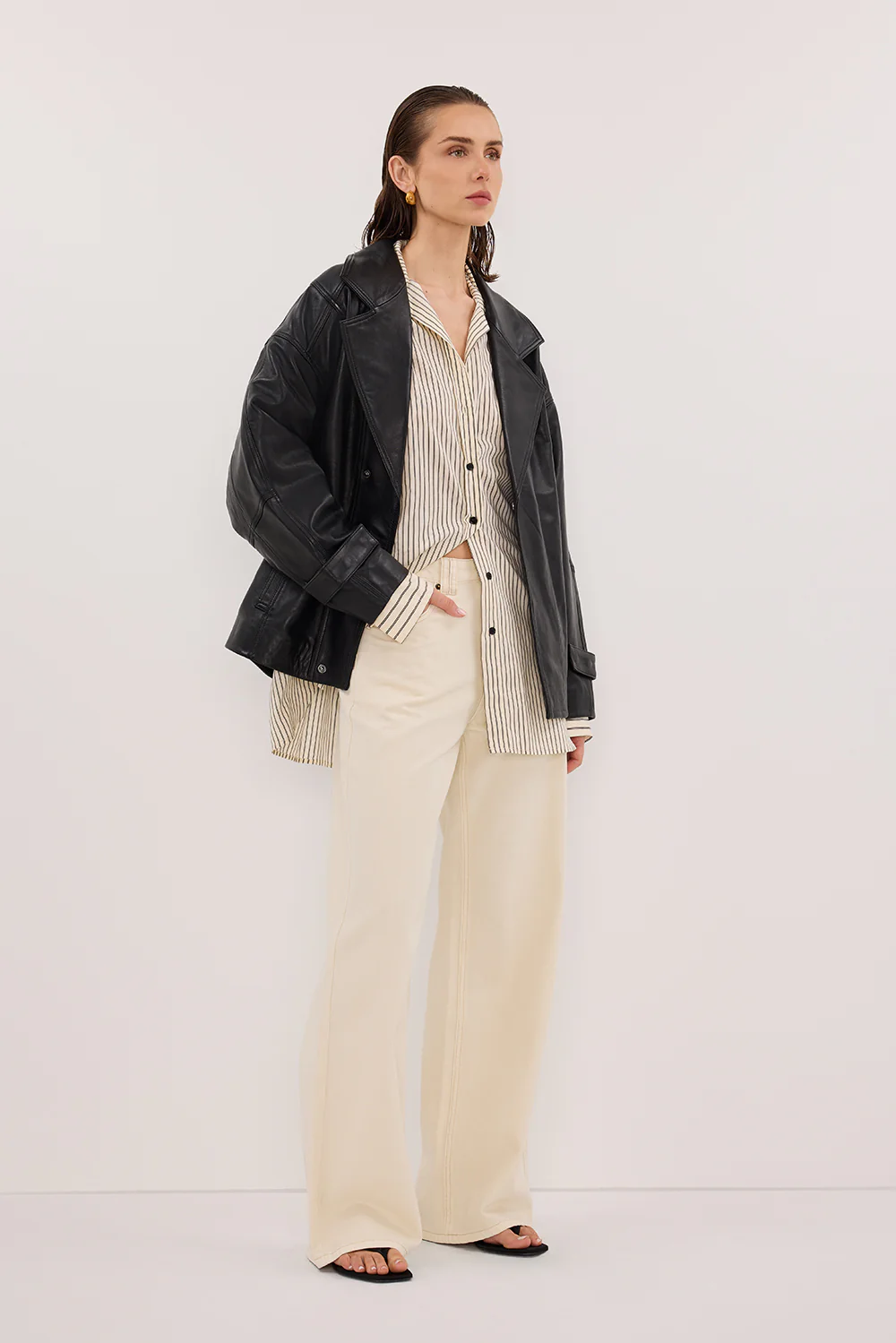 REAGAN 2.0 NATURAL SLOUCHY JEAN - Gamepaces