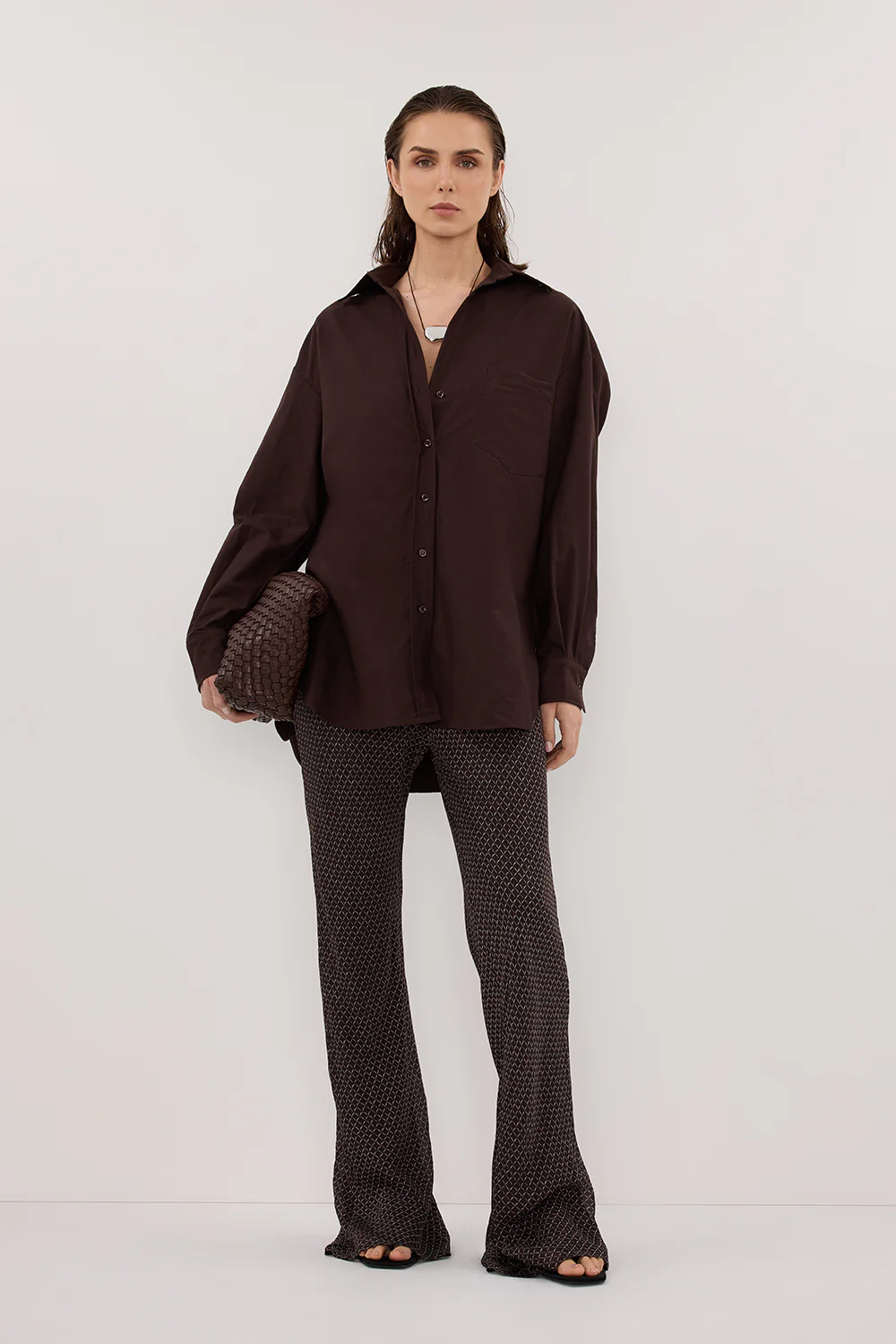 TIA CHOC MICRO CHECK BIAS PANT - Gamepaces