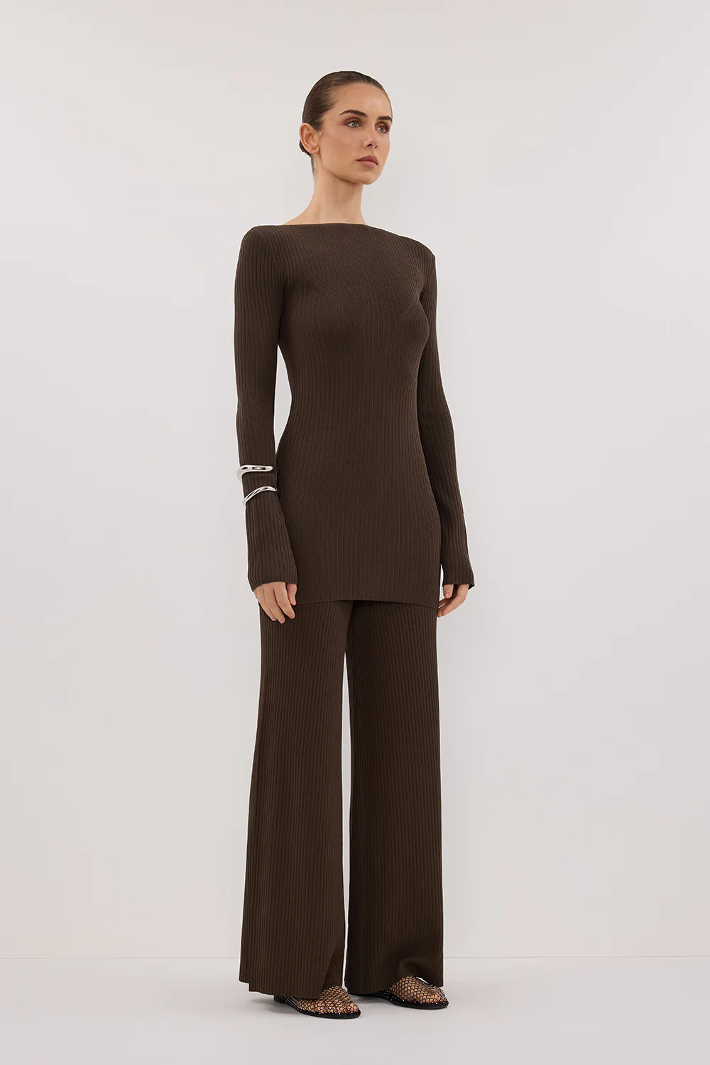 JOY DARK OLIVE KNIT PANT - Gamepaces