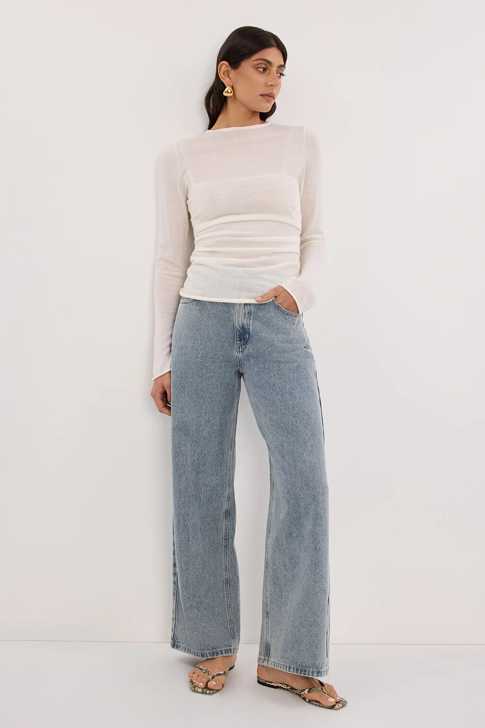 REAGAN 2.0 LIGHT BLUE SLOUCHY JEAN - Gamepaces