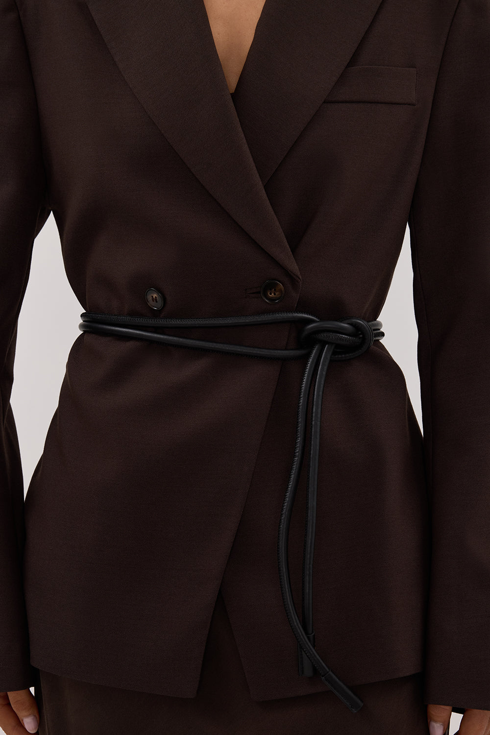 SANCIA THE MATTEO BLACK WRAP BELT - Gamepaces