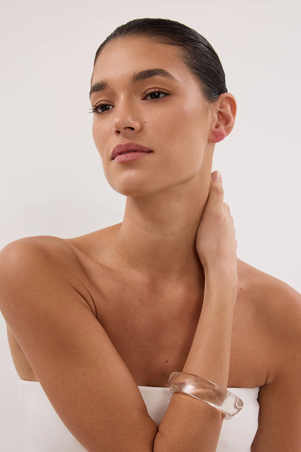 NOAH THE LABEL CLEAR RESIN BANGLE - Gamepaces