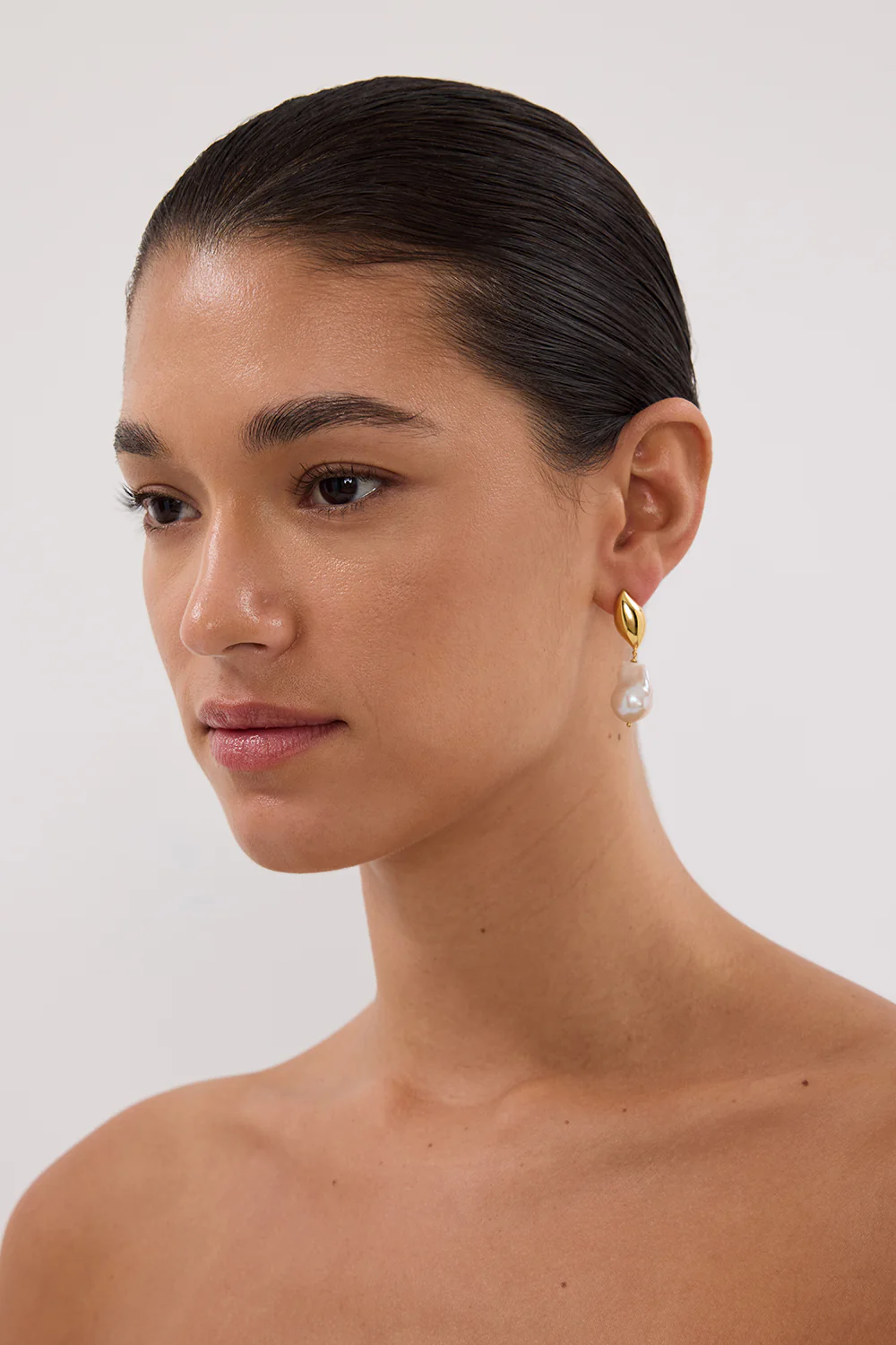 AMBER SCEATS ISOLA EARRING GOLD - Gamepaces